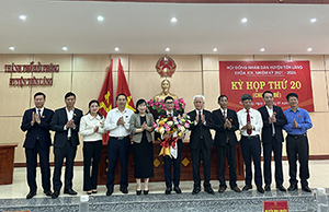 Đồng chí Phạm Minh Đức, Chủ tịch UBND huyện Tiên Lãng